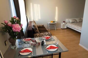 Фото номера Апартаменты-студио Апартаменты Studio Private Apartment г. Елгава 109