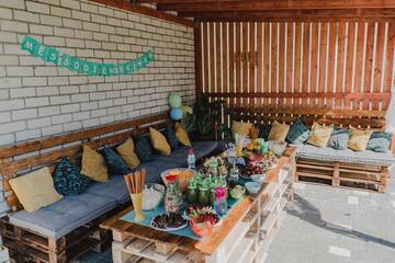 Фото номера Дом с 2 спальнями Дома для отпуска Pinetree Inn г. Елгава 28
